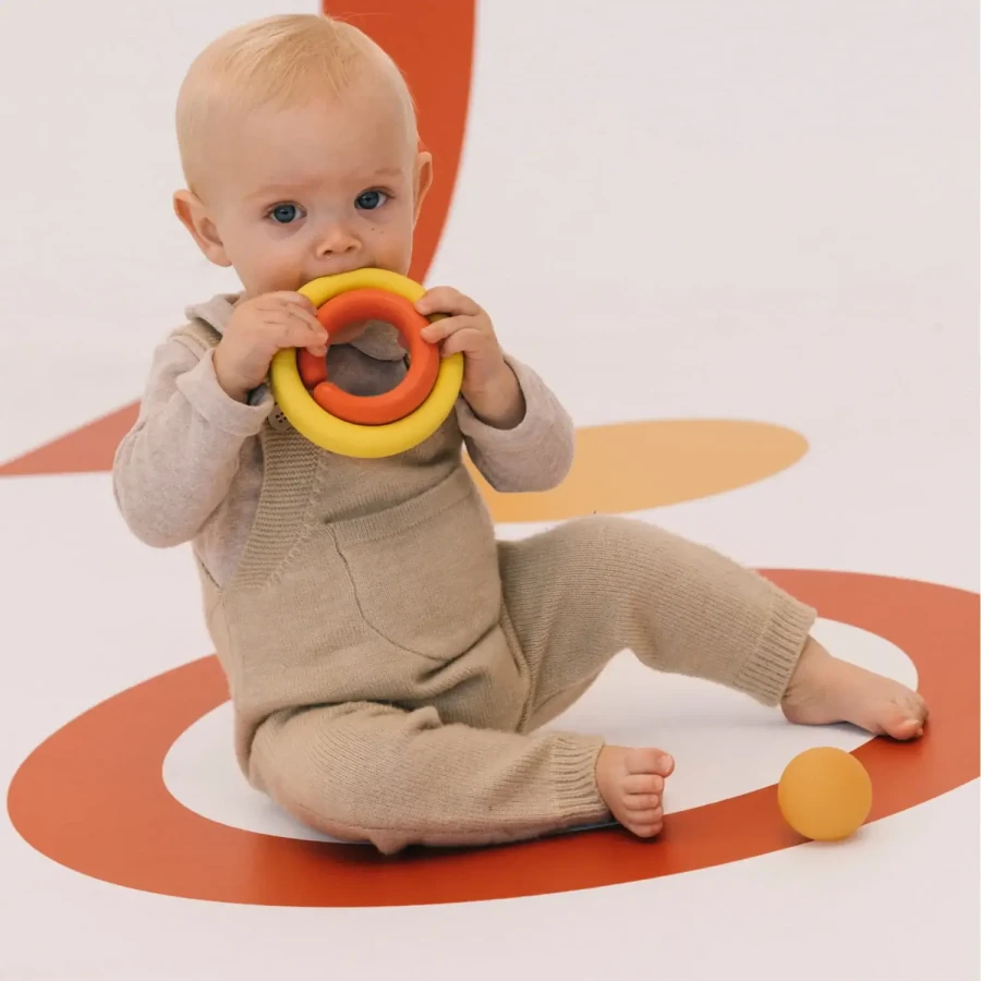 Naturalna zabawka sensoryczna 4w1 - Evolutive Capsule / Oli & Carol