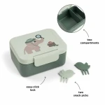 Lunchbox z widelczykami Tiny Trails Green / Done by Deer