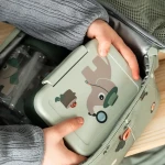 Lunchbox z widelczykami Tiny Trails Green / Done by Deer