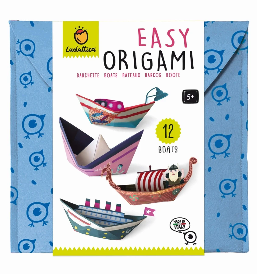 EASY ORIGAMI - zestaw kreatywny - STATKI / Ludattica