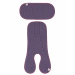 Dwuczęściowa wełniana wkładka termoregulacyjna MIDI merino do fotelika do 105 cm WRZOS / Patulove