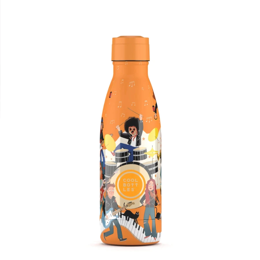 Butelka termiczna Kids Triple cool - Music Beat, 350 ml / Cool Bottles