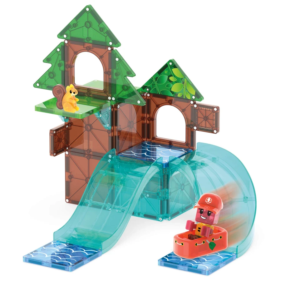 Klocki Magnetyczne Raging Rapids, 27 el. / Magna-Tiles