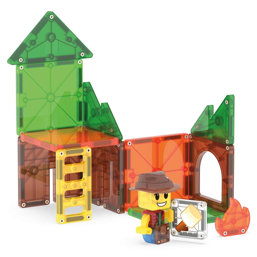 Klocki Magnetyczne Camp Out, 16 el. / Magna-Tiles