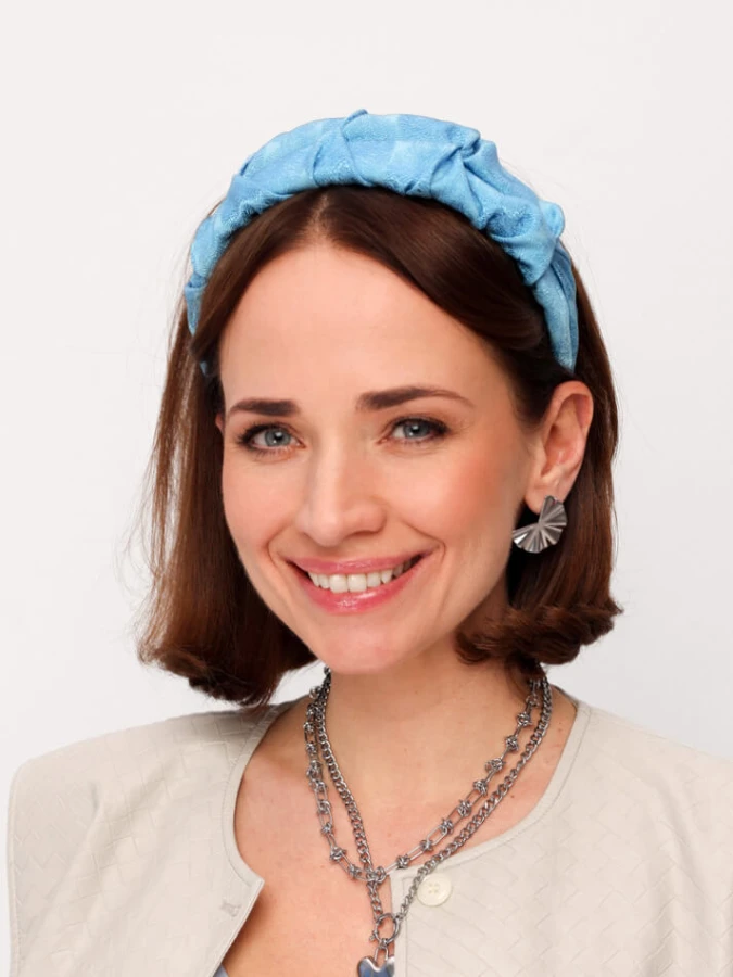 Opaska Marszczulka CAMILA BLUE / UL&KA