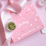 Naturalny zestaw do makijażu Ballet Sparkle, cień do powiek, róż, brokat bio i akcesoria / Oh Flossy