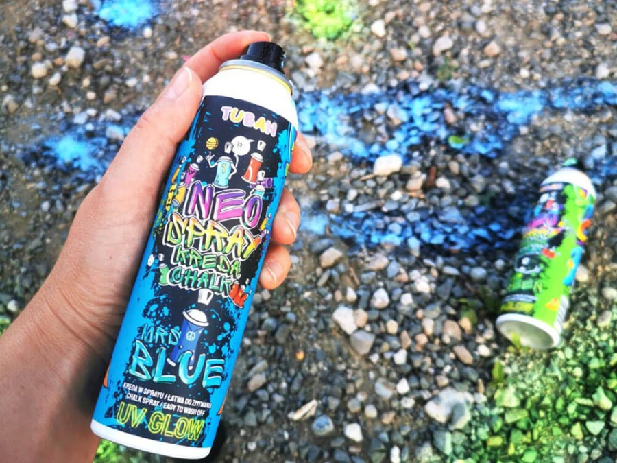 Neonowa kreda w sprayu, 150ml / Tuban