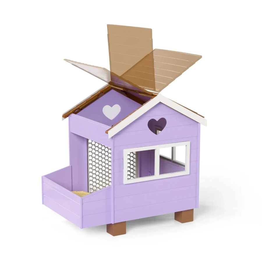 Kurnik z kurą znoszącą jajka, kurczątkiem i akcesoriami - Chicken Coop / OurGeneration
