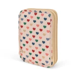 Piórnik Clover z wyposażeniem - coeur colorè frappe / Konges slojd