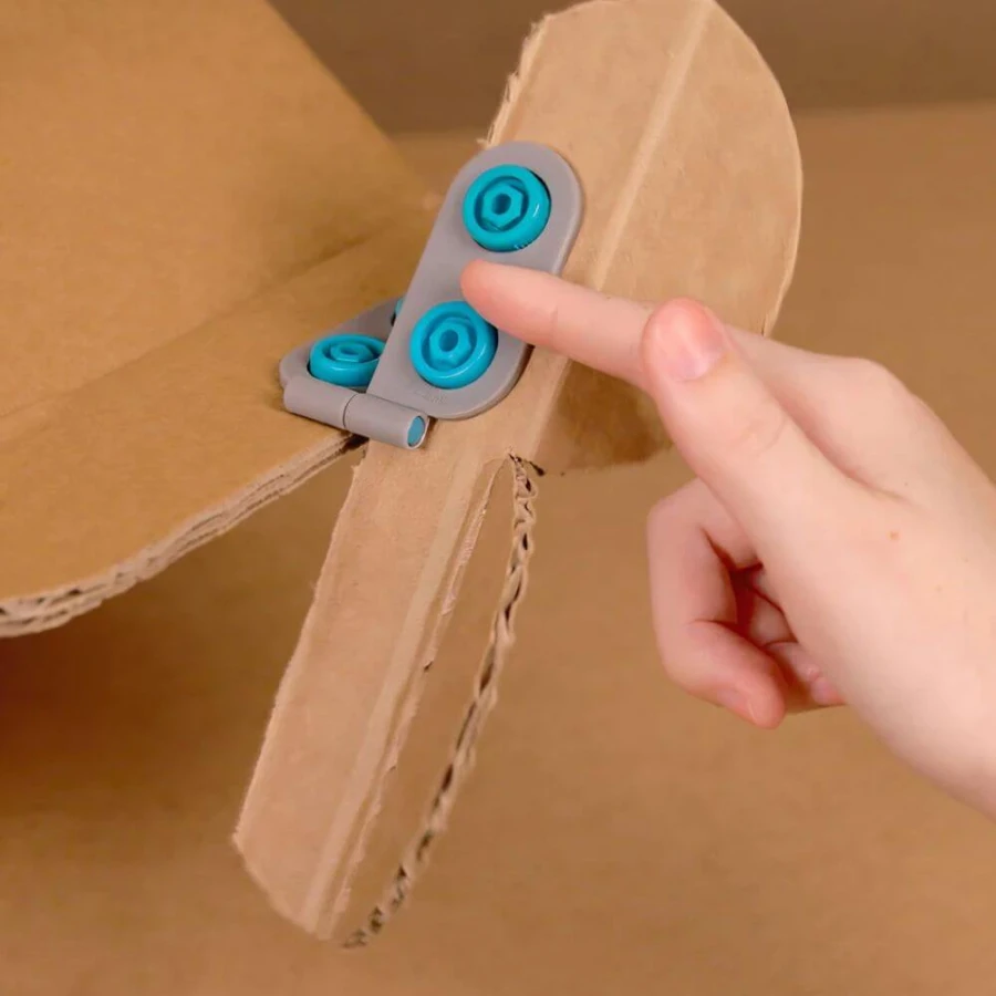 Zestaw zawiasów Spin-Hinge Makedo 6 szt. / Makedo
