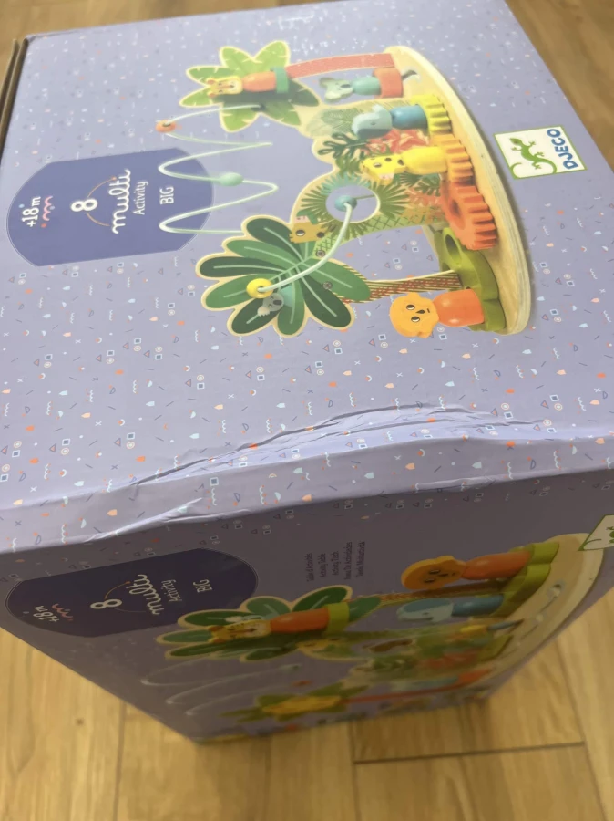 USZKODZONE OPAKOWANIE: Zabawka wczesnorozwojowa ZOO, 8 aktywności / Djeco