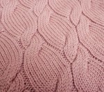 Kocyk z wełny merino - piwonia, kolekcja PREMIUM / Lullalove