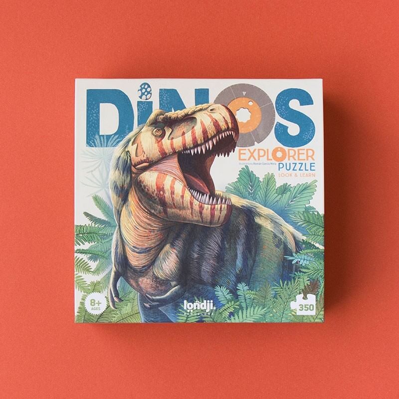 Puzzle obserwacyjne Dinozaury / Londji