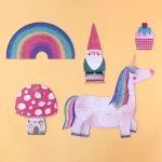 Puzzle progresywne Urodziny Jednorożca / Londji