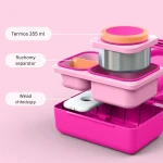 OMIEBOX UP lunch box z termosem, Pop Pink / OMIE