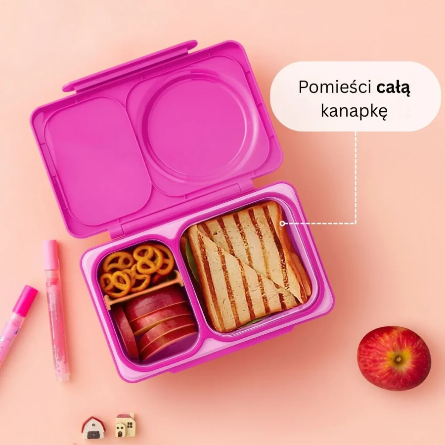 OMIEBOX UP lunch box z termosem, Pop Pink / OMIE