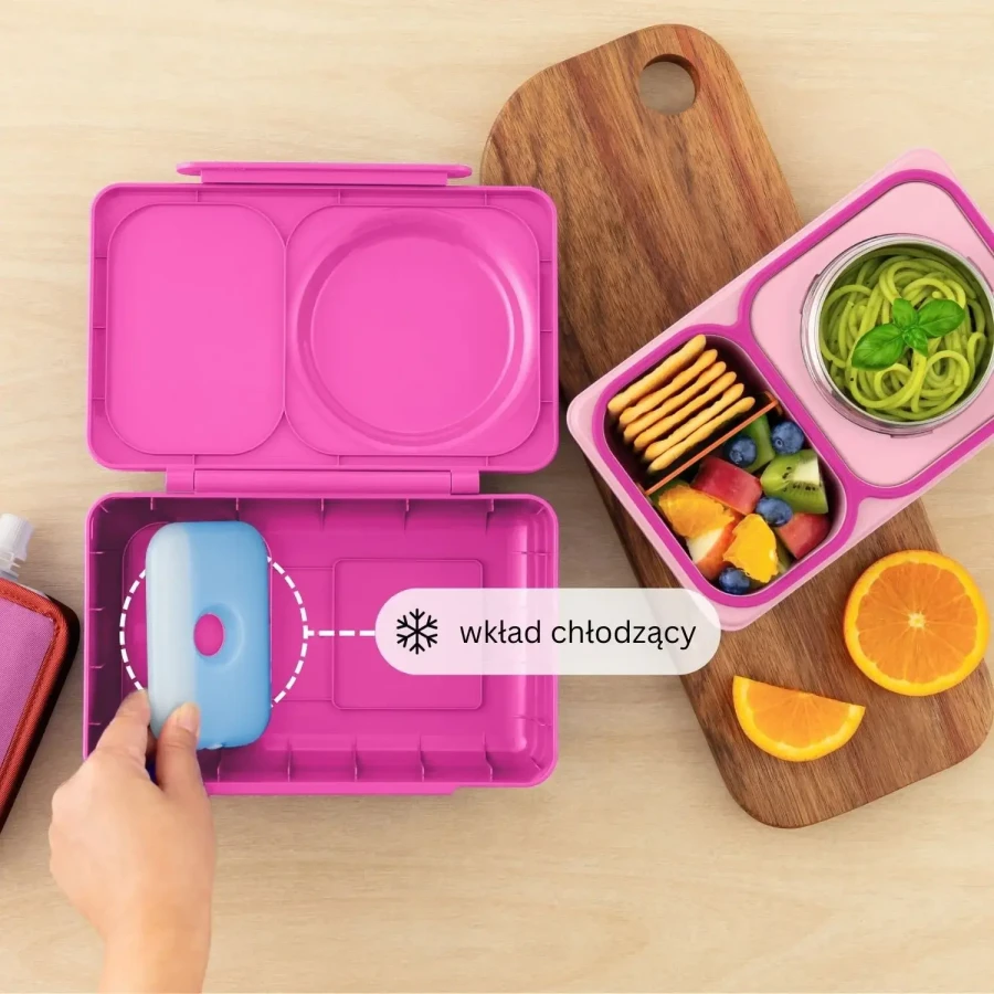 OMIEBOX UP lunch box z termosem, Pop Pink / OMIE