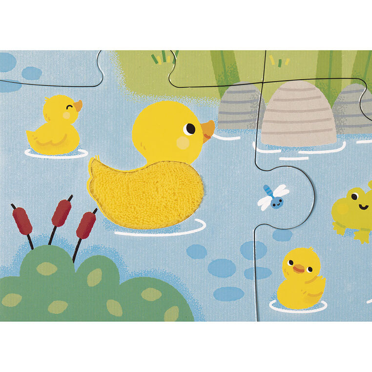 Puzzle sensoryczne Farma 20 el. 2+ / Janod