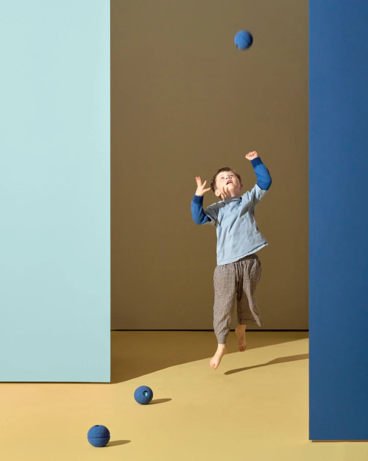 Zestaw 3 piłek piankowych Foam Balls - deep blue, sky blue / MODU