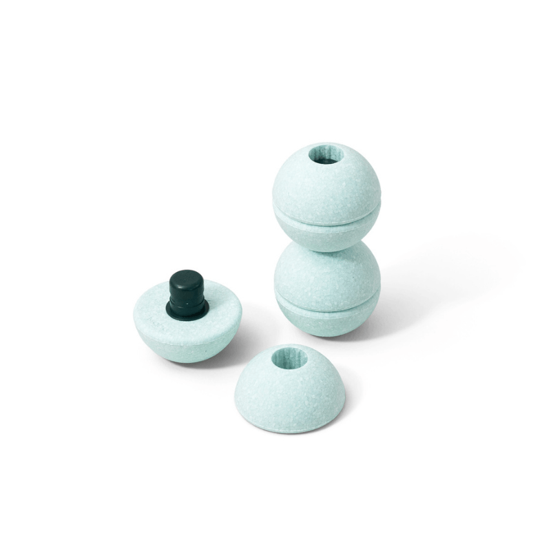 Zestaw 3 piłek piankowych Foam Balls - ocean mint, forest green / MODU