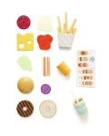 Drewniany zestaw „menu hamburgerowe” / Kids Concept
