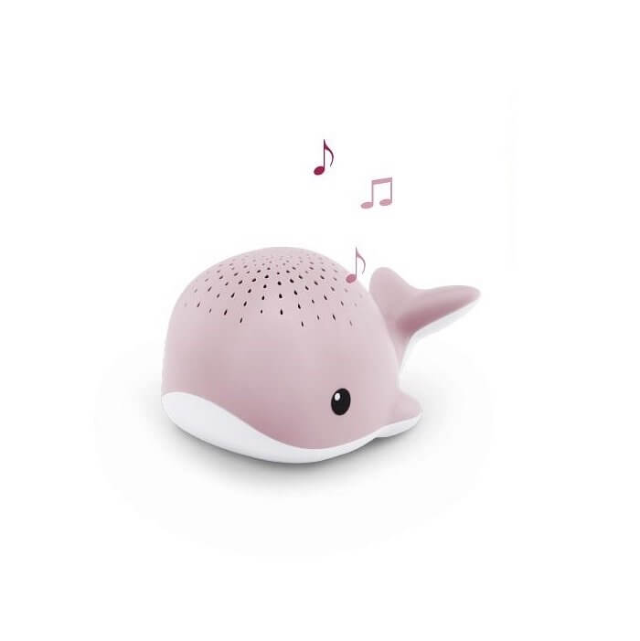 Projektor kropelek wody Wieloryb WALLY Pink / Zazu