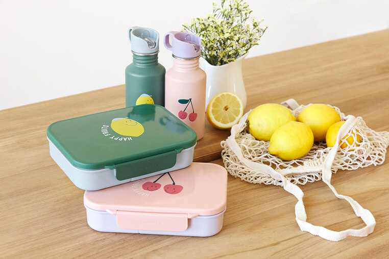 Lunchbox Bento z przegródkami Happy Fruits Cherry / Lassig