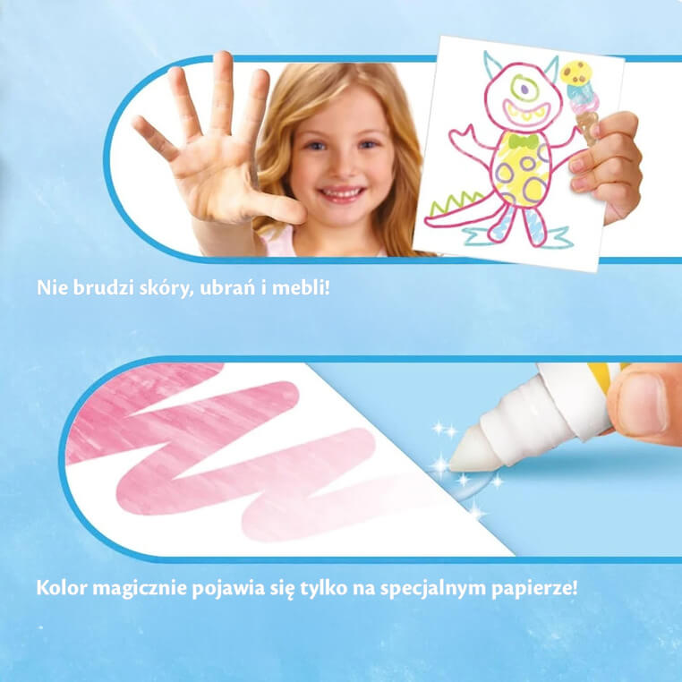 Kolorowanka dla dzieci i 4 niebrudzące magiczne flamastry Color Wonder Mess Free Lilo i Stitch 3+ / Crayola