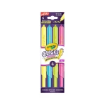 Flamastry zakreślacze automatyczne zmywalne Clicks 4szt. 8+ / Crayola