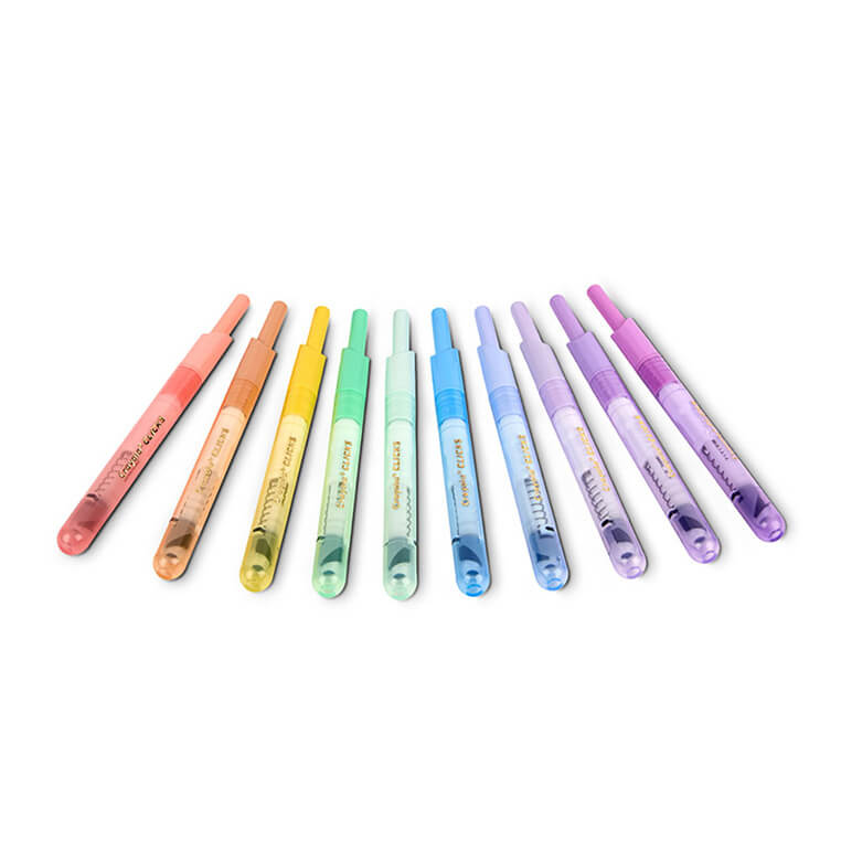Flamastry automatyczne zmywalne pastelowe Clicks 10szt. 8+ / Crayola