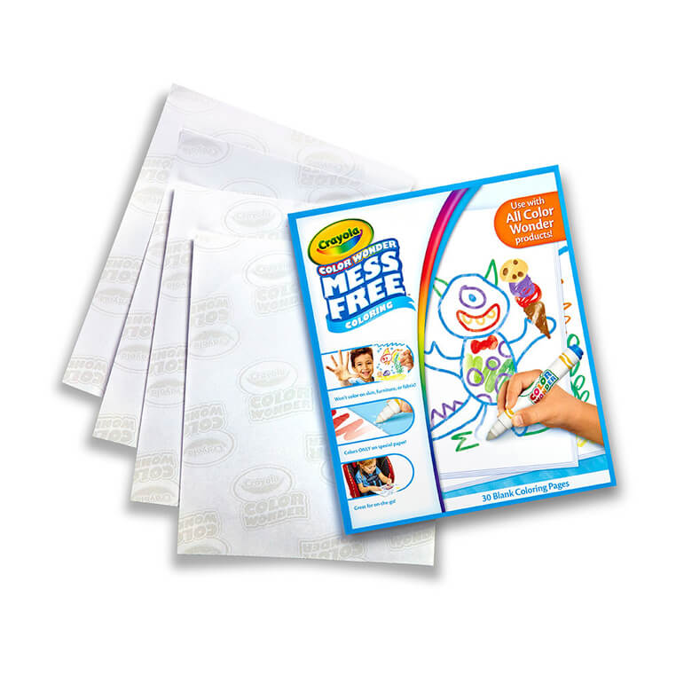 Papier do kolorowania magicznymi flamastrami Color Wonder Mess Free 3+ / Crayola