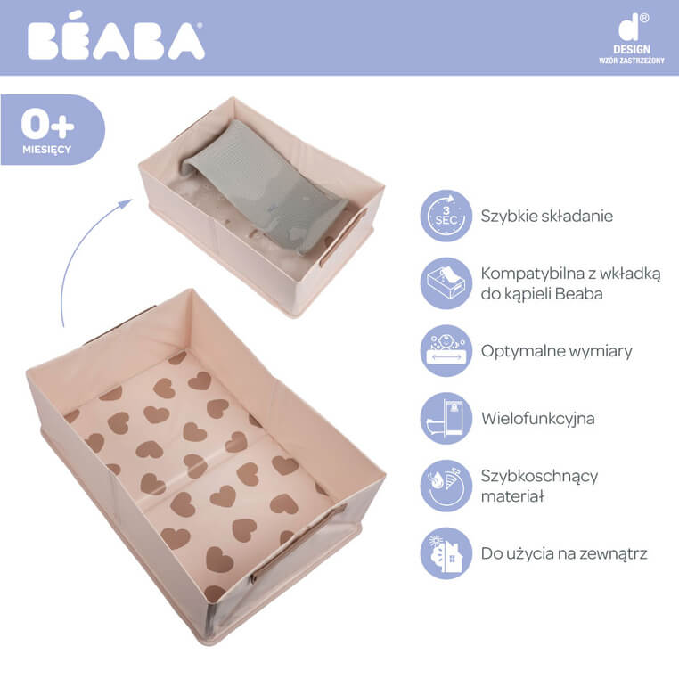 Składana wanienka Cameleo Pop Up Bath BigLove / Beaba