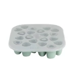 Silikonowy pojemnik do mrożenia 20 x 35 ml Sage green / Beaba