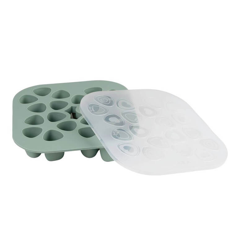 Silikonowy pojemnik do mrożenia 20 x 35 ml Sage green / Beaba