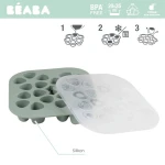 Silikonowy pojemnik do mrożenia 20 x 35 ml Sage green / Beaba