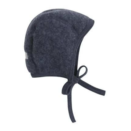 Czapka bonetka 100% wełny merino - Ombre Blue Melange / HUTTEliHUT