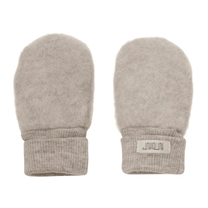Rękawiczki 100% wełny merino - Camel Melange / HUTTELiHUT
