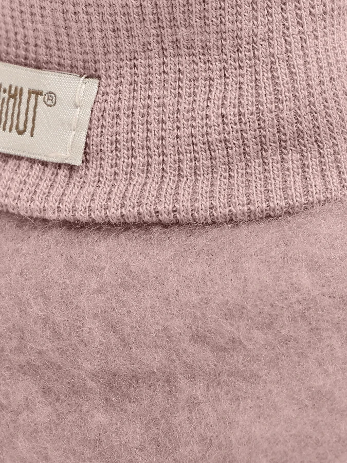 Buciki 100% wełny merino - Mahogany Rose / HUTTEliHUT