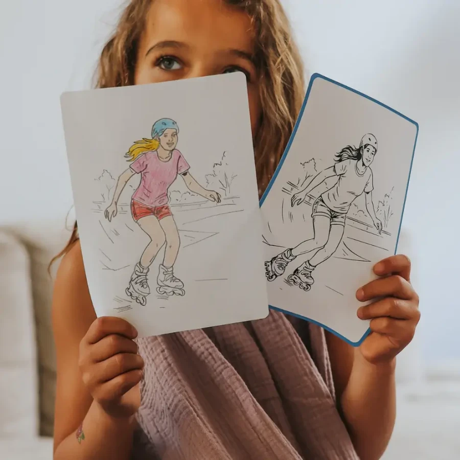Wkłady uzupełniające REFIL KIDYDRAW-PAD 8+ - Sports / Kidywolf
