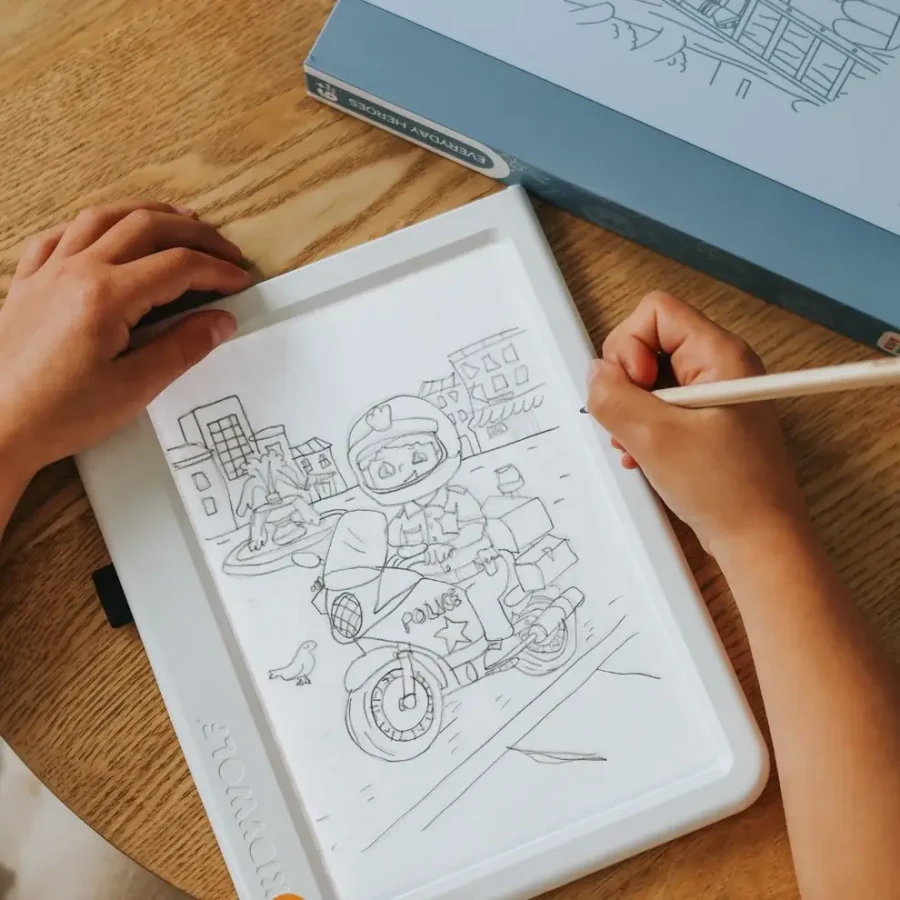 Wkłady uzupełniające REFIL KIDYDRAW-PAD 6+ - Everyday heroes / Kidywolf