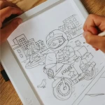 Wkłady uzupełniające REFIL KIDYDRAW-PAD 6+ - Everyday heroes / Kidywolf