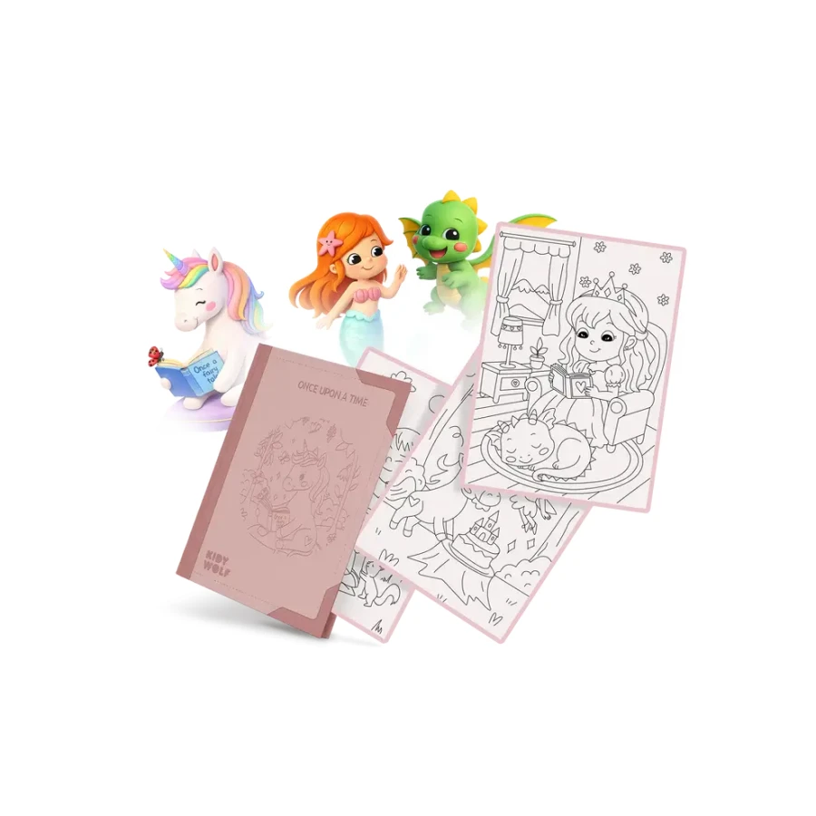 Wkłady uzupełniające REFIL KIDYDRAW-PAD 6+ - Once Upon a Time / Kidywolf
