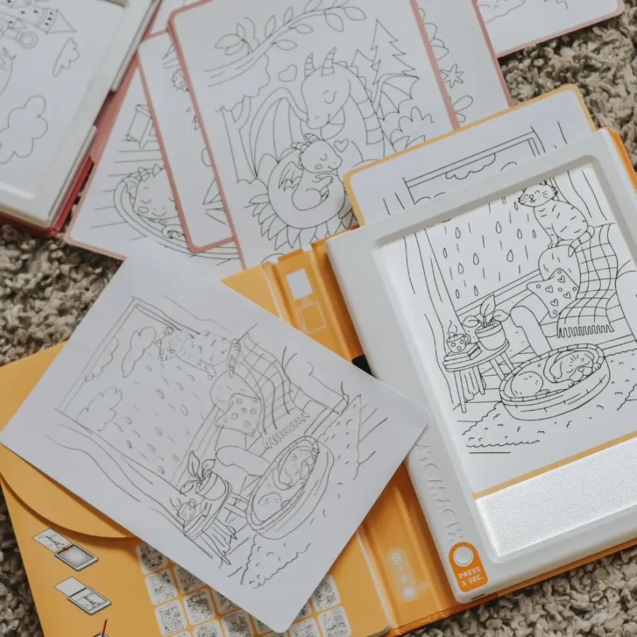 Wkłady uzupełniające REFIL KIDYDRAW-PAD 6+ - Pets / Kidywolf