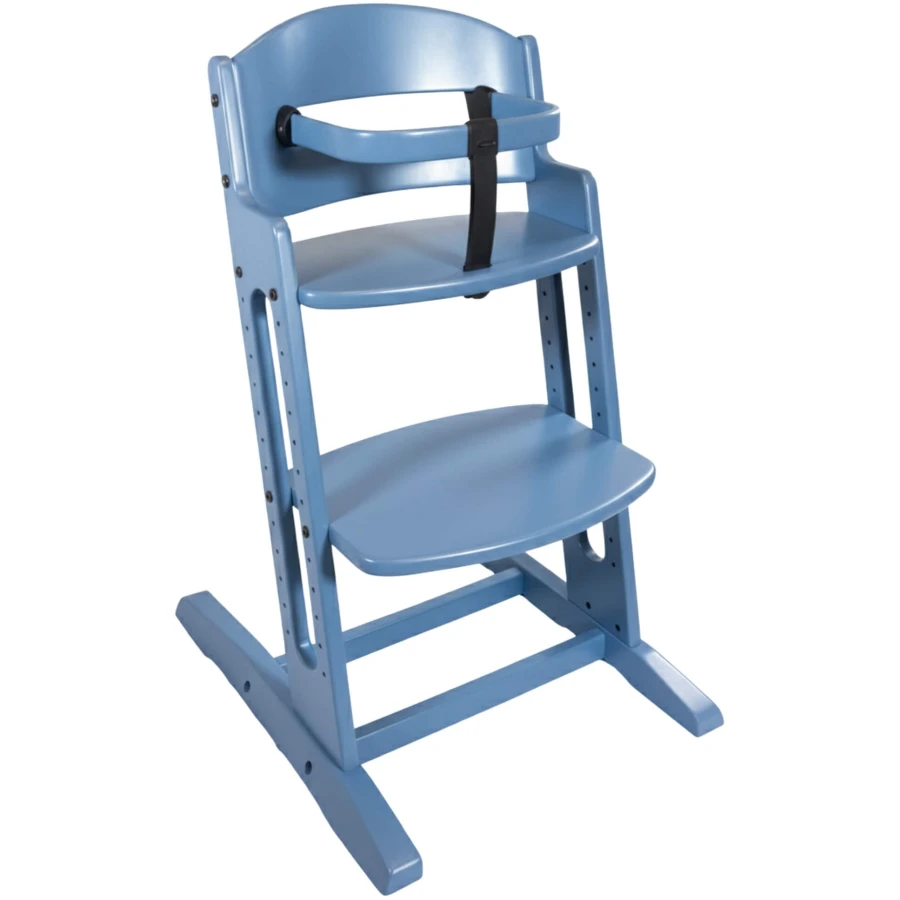 Krzesełko do karmienia DANCHAIR - dusty blue / BabyDan