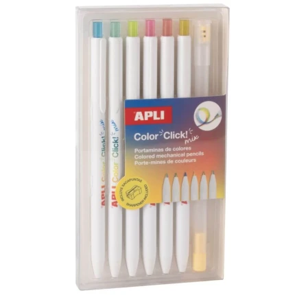 Zestaw kolorowych ołówków automatycznych Color Click 6 szt. / Mideer
