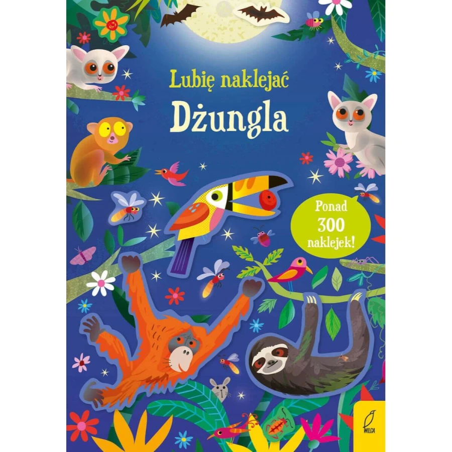 Lubię naklejać. Dżungla / Wydawnictwo Wilga