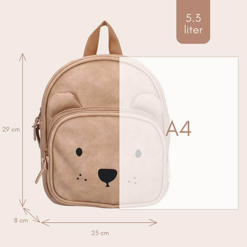 Plecak dla dzieci Beary Excited Sand / KIDZROOM