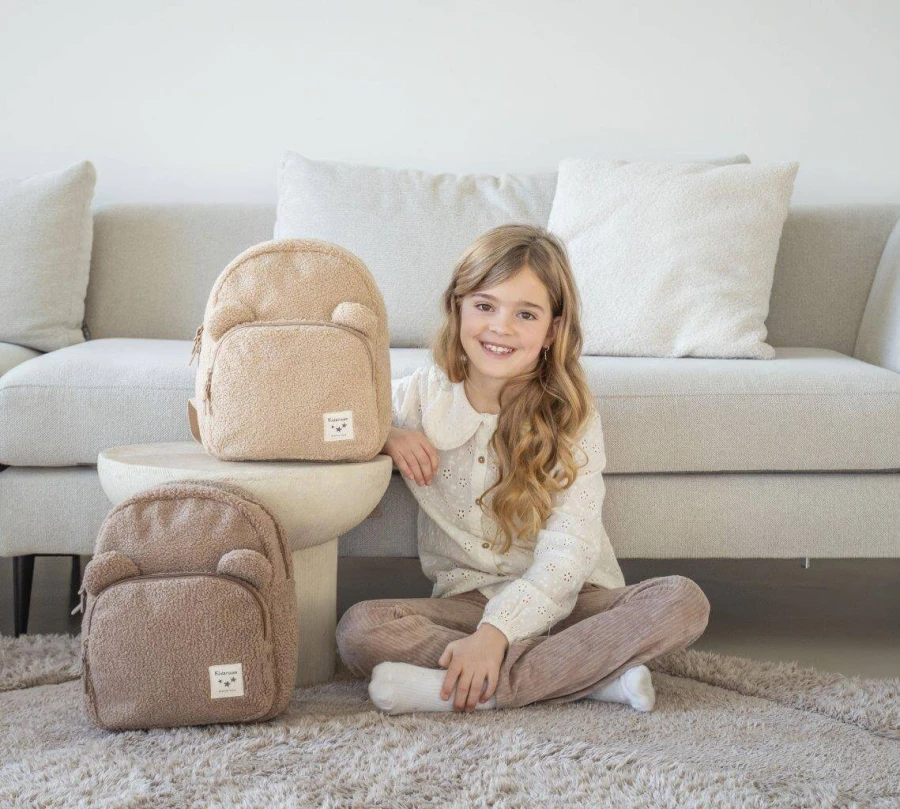 Plecak dla dzieci Beary Excited Beige / KIDZROOM