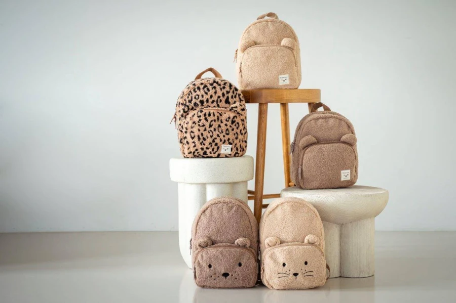 Plecak dla dzieci Beary Excited Beige / KIDZROOM