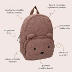 Plecak dla dzieci Comfort Friends Teddy Bear brown / KIDZROOM